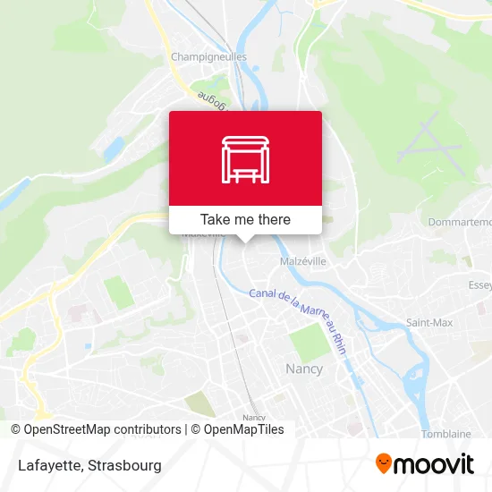 Lafayette map