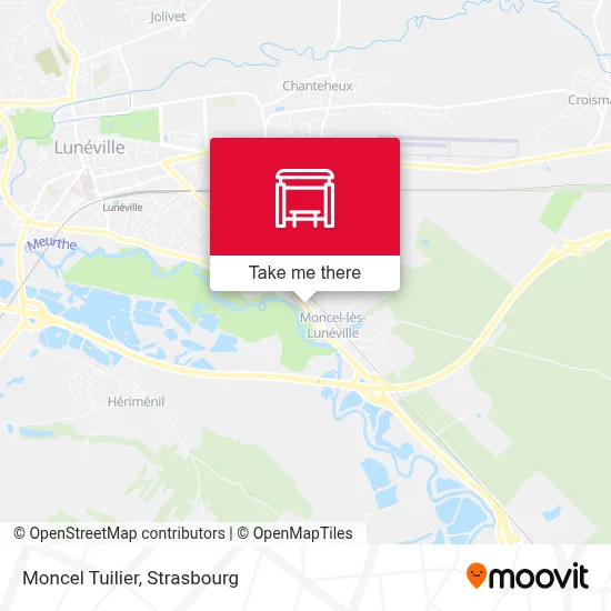 Moncel Tuilier map