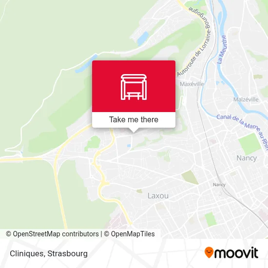 Cliniques map