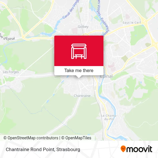 Chantraine Rond Point map