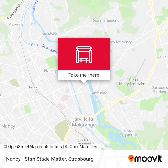Nancy - Stan Stade Matter map