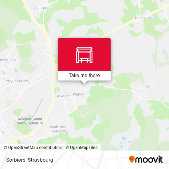 Sorbiers map