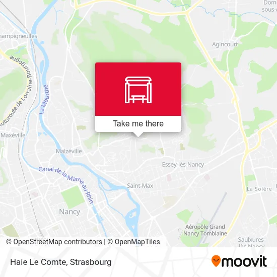 Haie Le Comte map