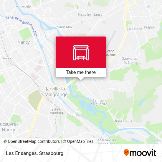 Les Ensanges map