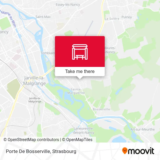 Porte De Bosserville map