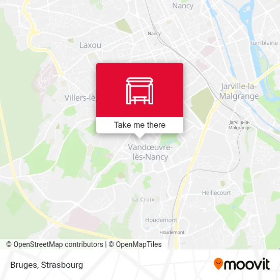 Bruges map