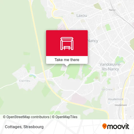 Cottages map