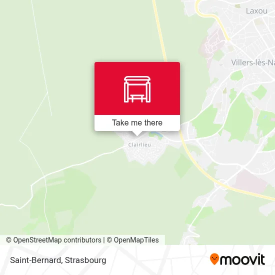 Saint-Bernard map
