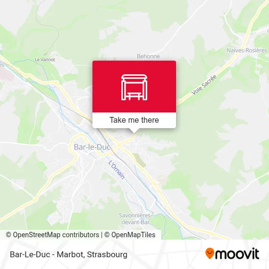 Bar-Le-Duc - Marbot map