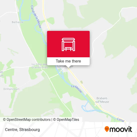 Centre map