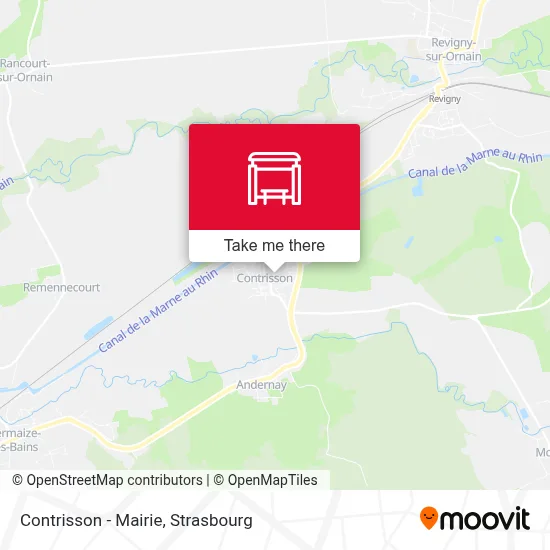 Contrisson - Mairie map