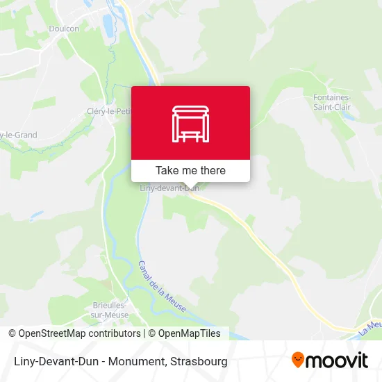 Liny-Devant-Dun - Monument map