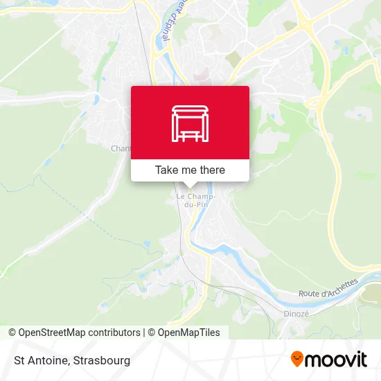 St Antoine map