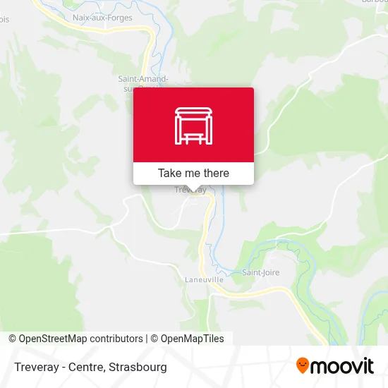 Treveray - Centre map