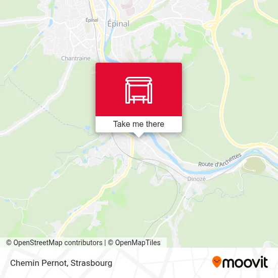 Chemin Pernot map