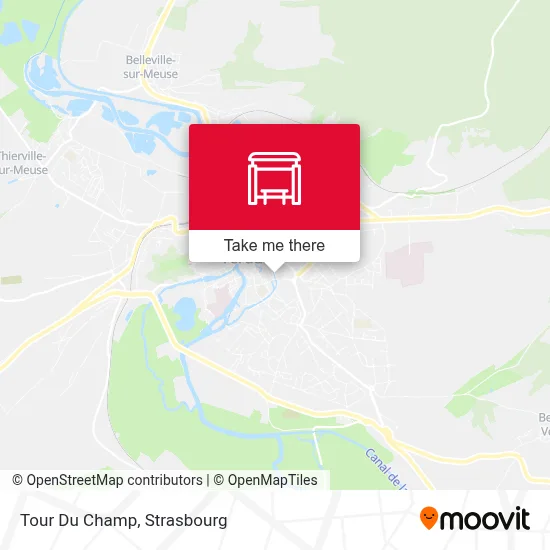 Tour Du Champ map