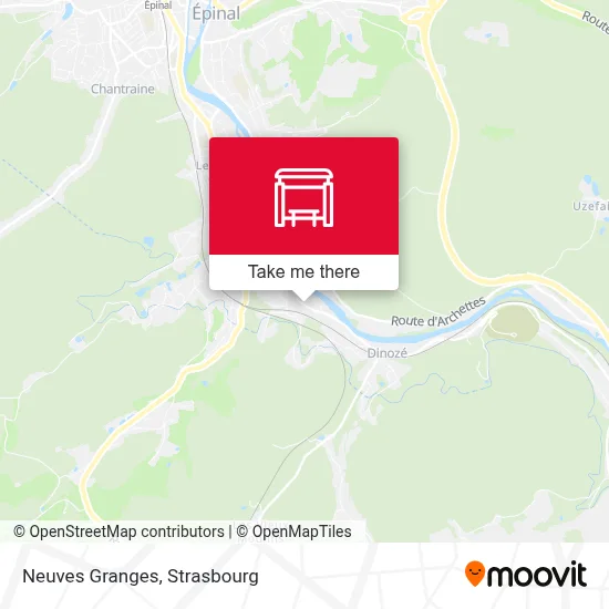Neuves Granges map