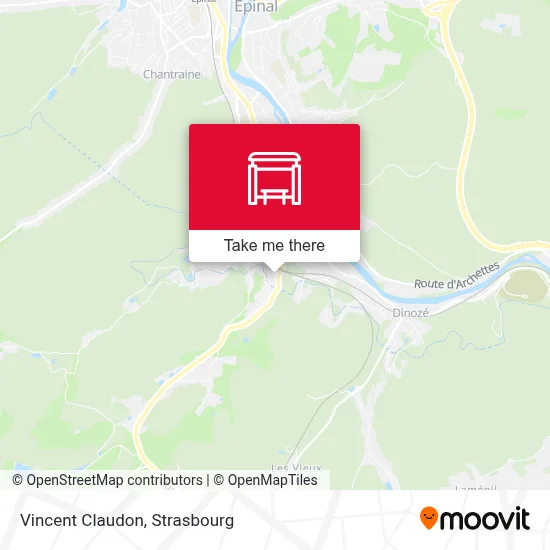 Vincent Claudon map