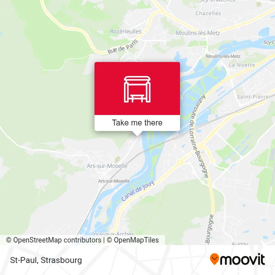 St-Paul map