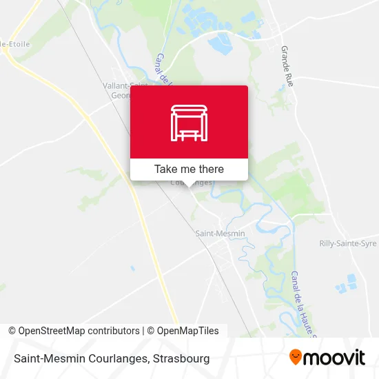 Saint-Mesmin Courlanges map