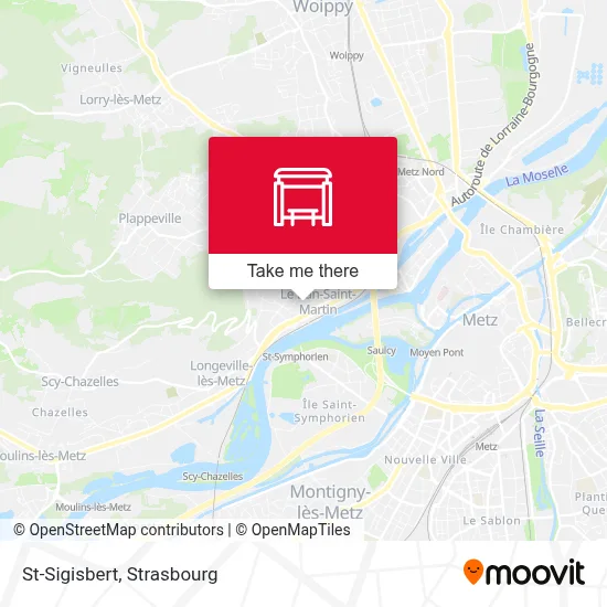 St-Sigisbert map
