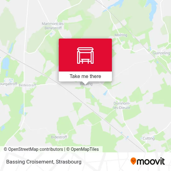 Bassing Croisement map