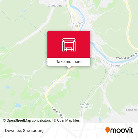 Devallée map