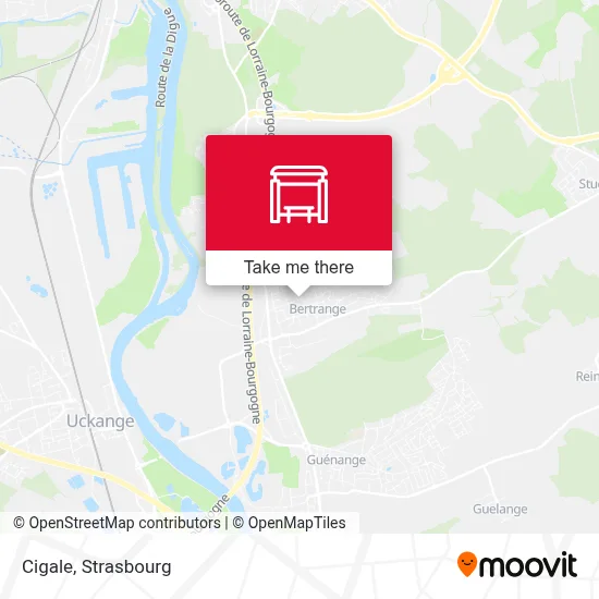 Cigale map