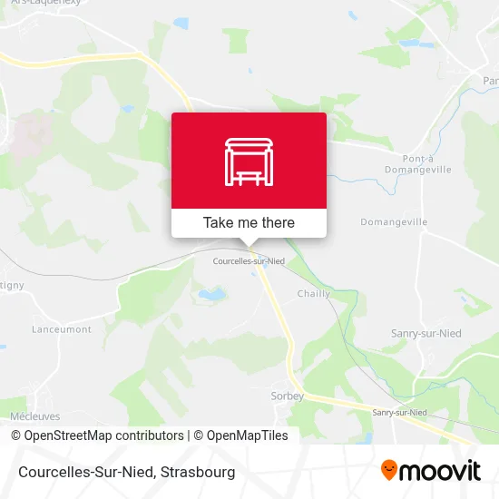 Courcelles-Sur-Nied map