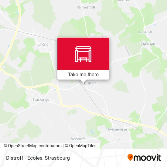 Distroff - Ecoles map