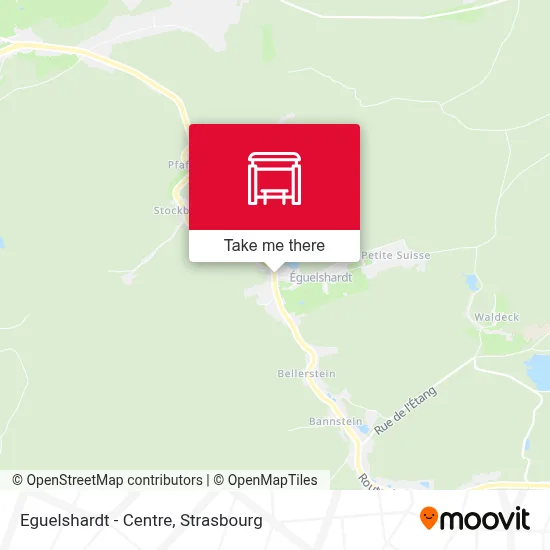 Eguelshardt - Centre map