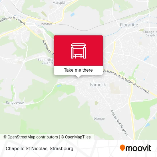 Chapelle St Nicolas map