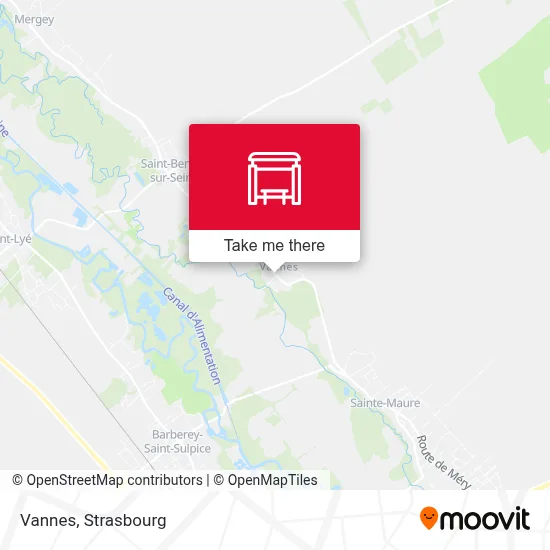 Vannes map