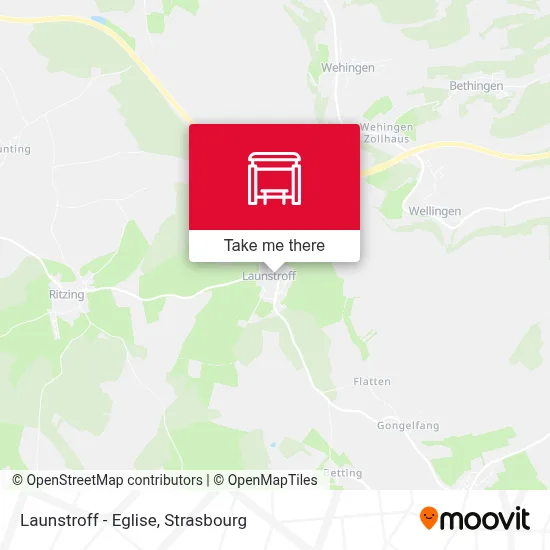 Launstroff - Eglise map