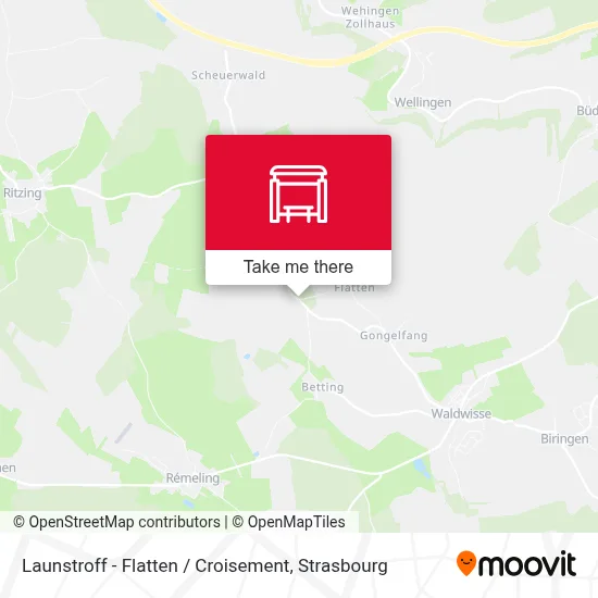 Launstroff - Flatten / Croisement map