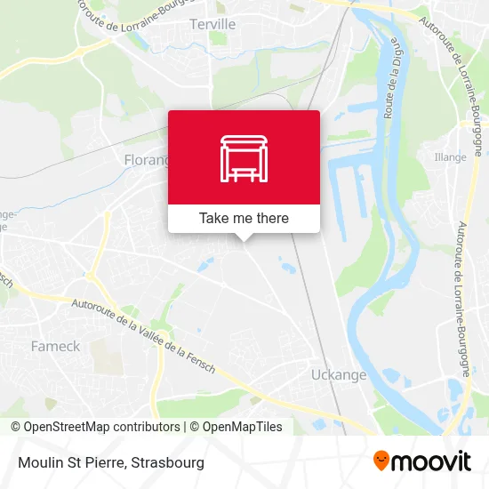 Moulin St Pierre map