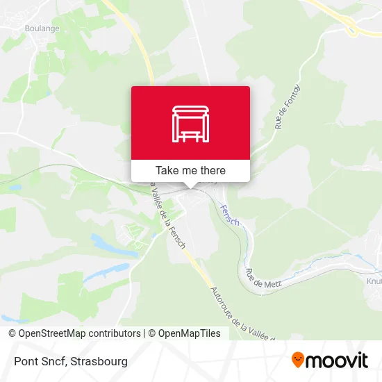 Pont Sncf map