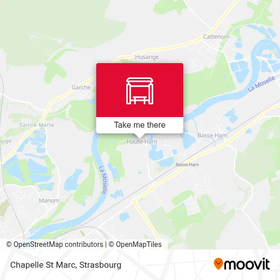 Chapelle St Marc map