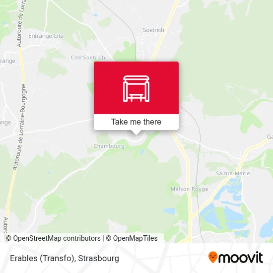 Erables (Transfo) map