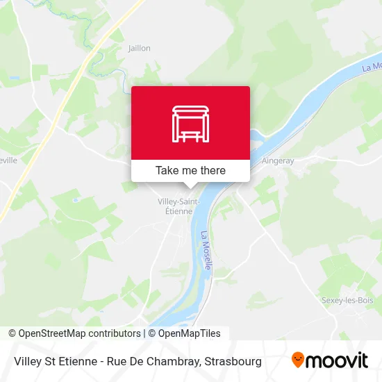 Villey St Etienne - Rue De Chambray map