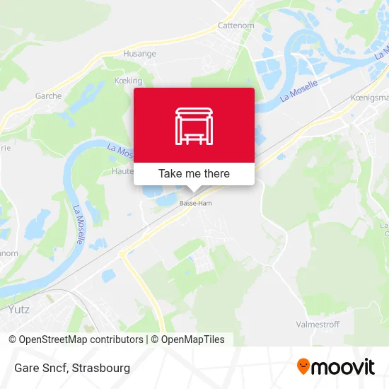 Gare Sncf map