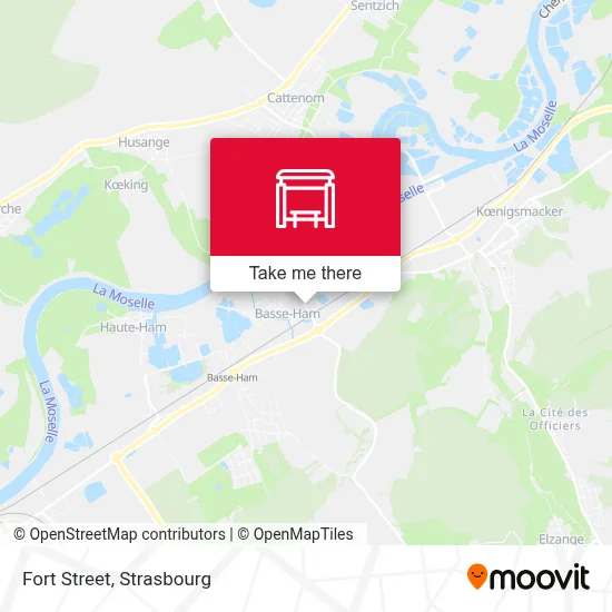Rue Du Fort map