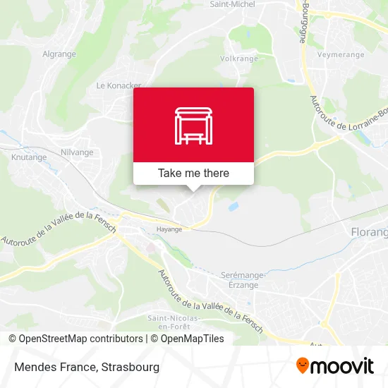 Mendes France map