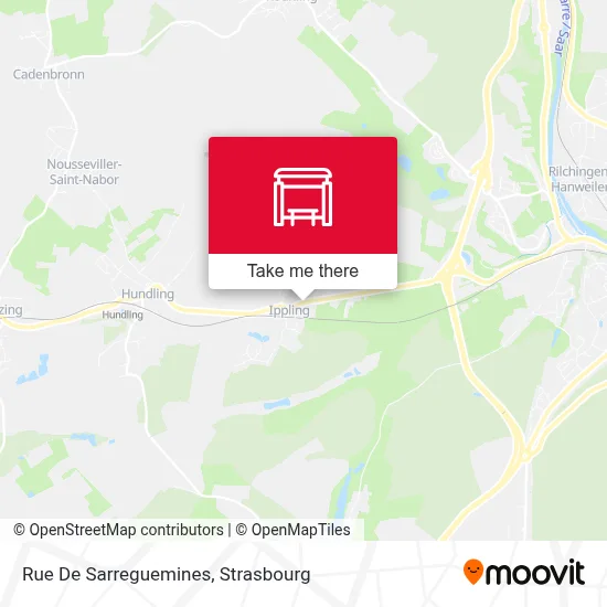 Mapa Rue De Sarreguemines