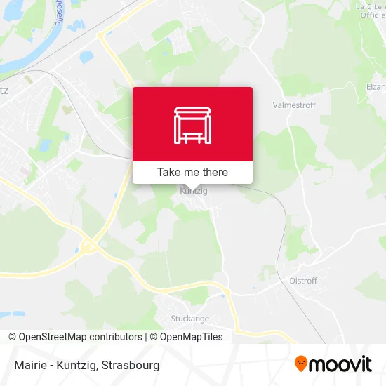 Mairie - Kuntzig map