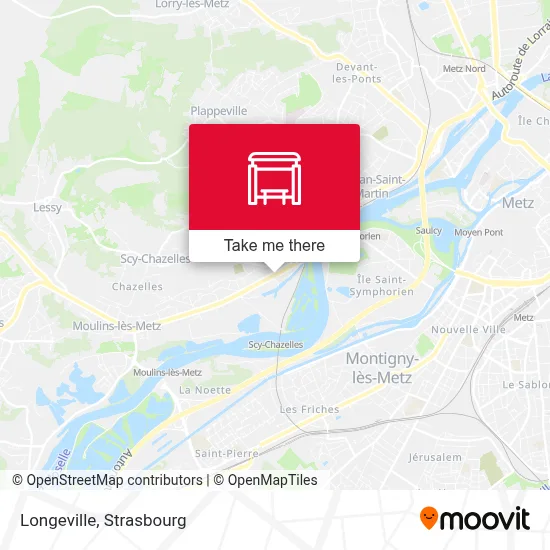 Longeville map