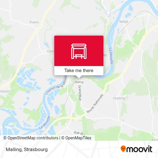 Mapa Malling