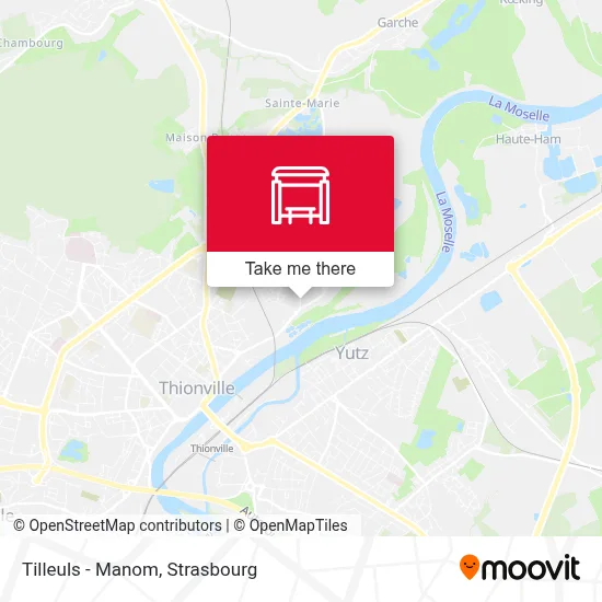 Tilleuls - Manom map