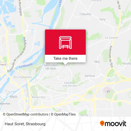 Haut Soret map
