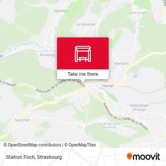 Station Foch map